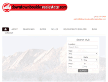 Tablet Screenshot of downtownboulderrealestate.com